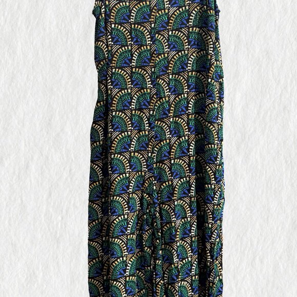 SILK & SOLT Dangerously in Love Jumpsuit – Peacock Womens XL Boho Festival - Picture 11 of 15
